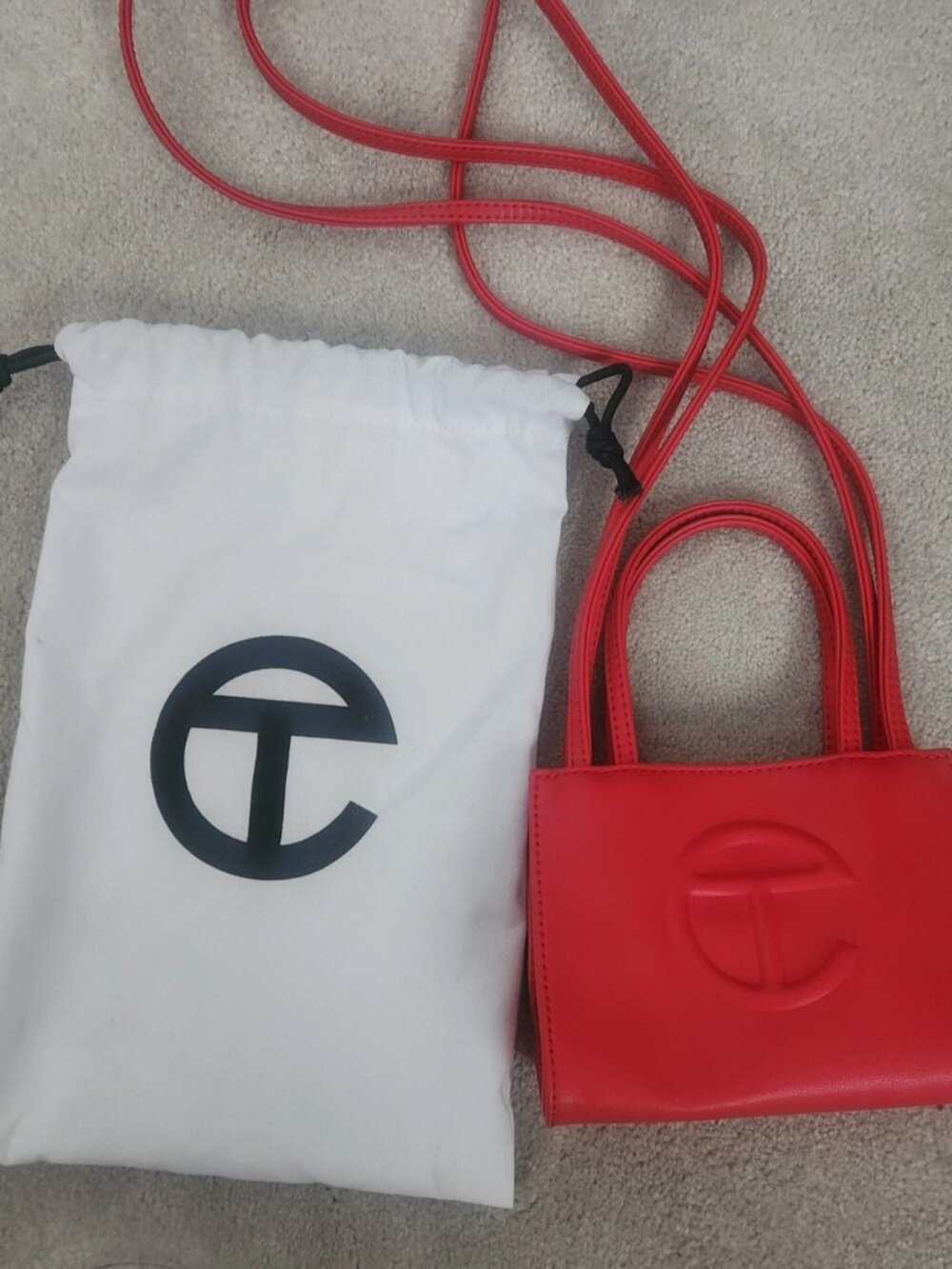 Red Small Telfar Bag